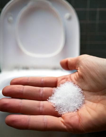 Dump salt in your toilet overnight. Here’s something plumbers won’t share