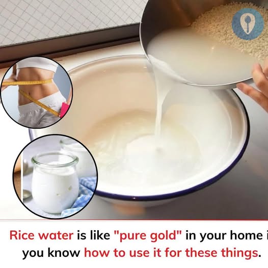 Rice water is like “pure gold” in your home