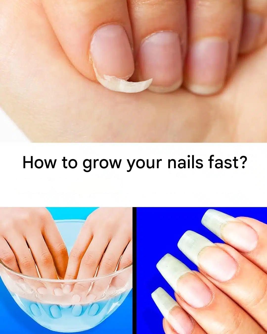 How to speed up nail growth?