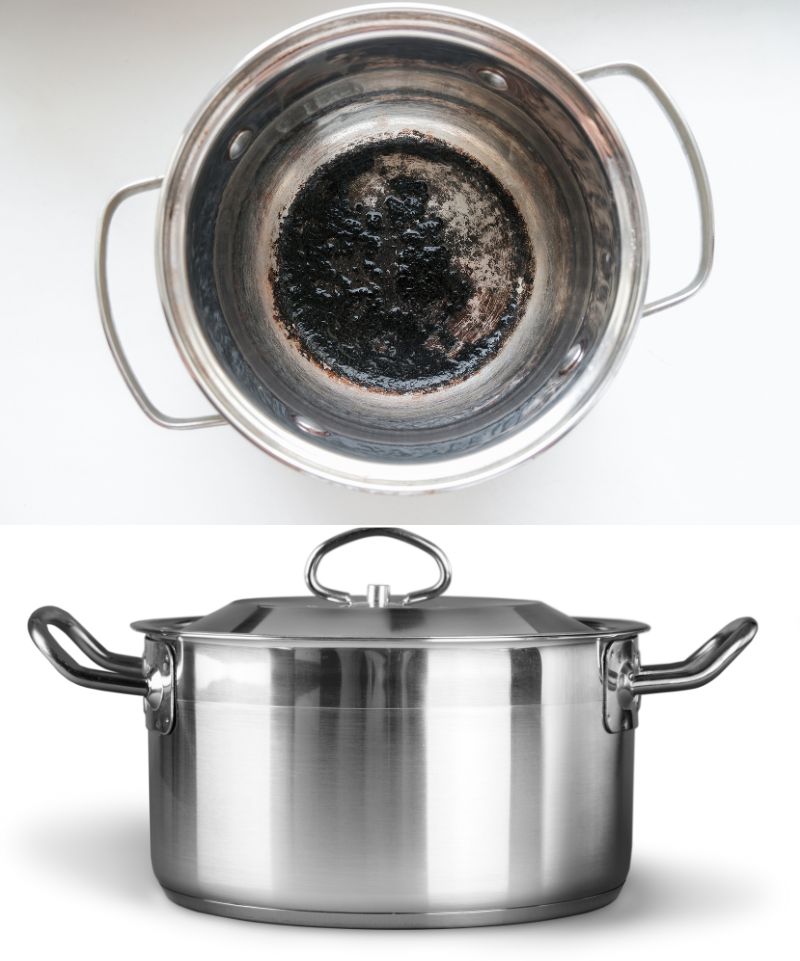 How do you clean a burnt pan? 3 easy and effective tips