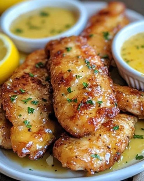 Zesty Lemon Butter Chicken Tenders: A Citrusy Delight