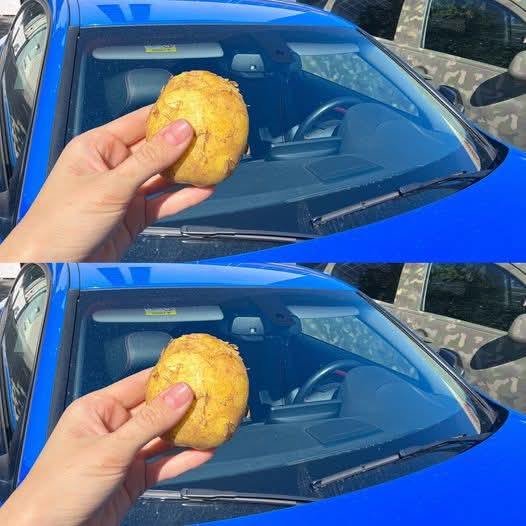 A surprising lifeline: a potato in your car