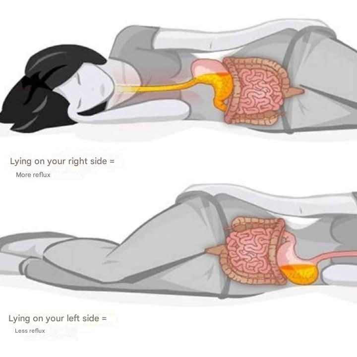 More restful sleep can be achieved by learning the secret of sleeping on your left side.