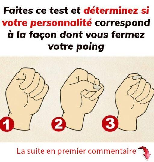 TAKE THIS TEST AND FIND OUT IF YOUR PERSONALITY MATCHES THE WAY YOU MAKE YOUR FIST