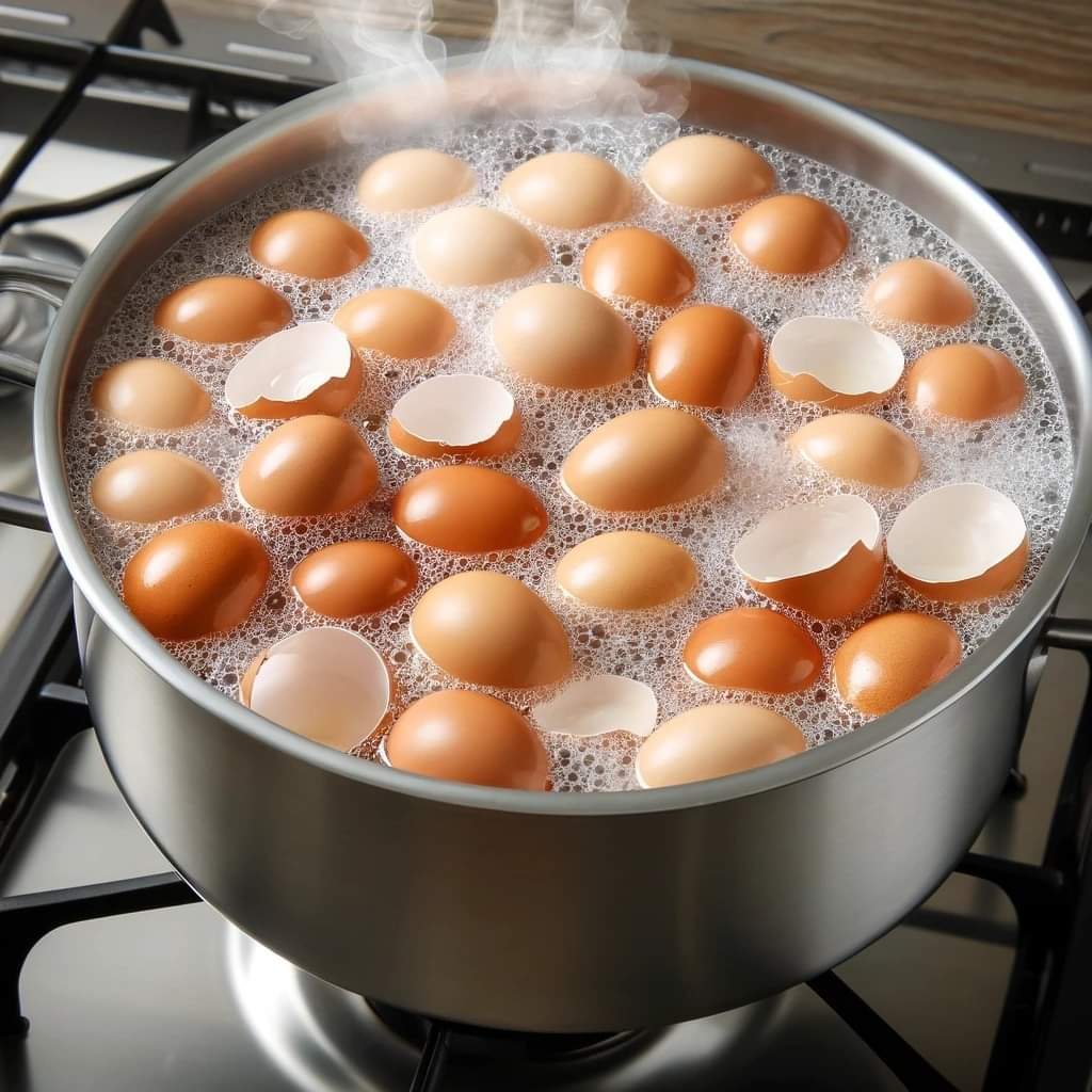 Boiling eggshells in a saucepan: a money-saving trick