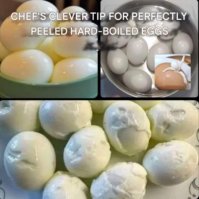 Chef’s Clever Tip for Perfectly Peeled Hard-Boiled Eggs