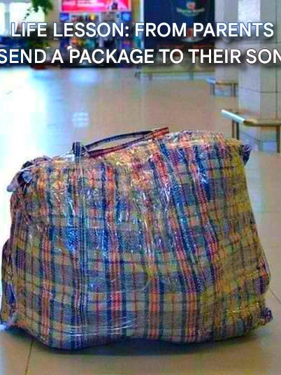 Life Lesson: Parents Send a Package to Their Son