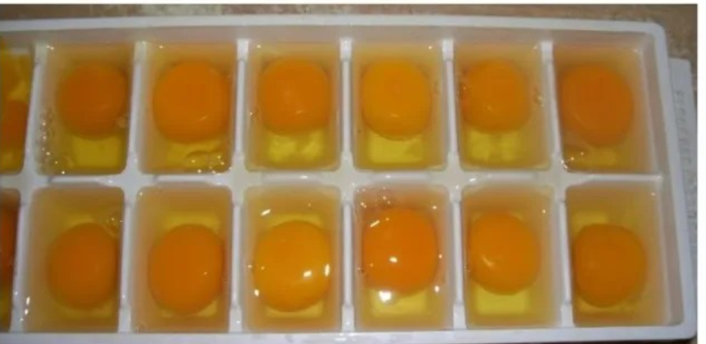 He put several eggs in an ice cube tray. The result blew me away!