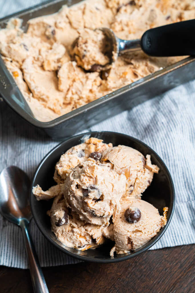 Chunky Monkey Cottage Cheese Ice Cream