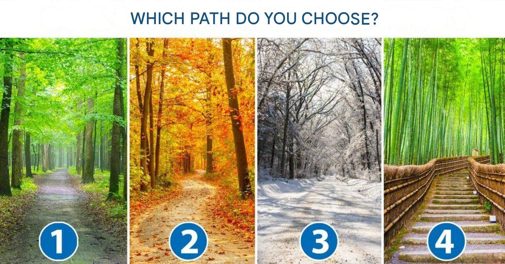 Psychology Test: The Path You Choose Can Reveal Your True Personality