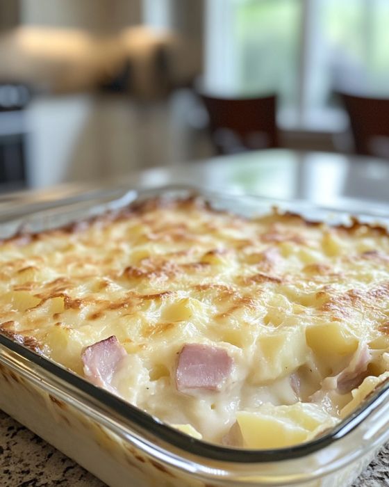 Amish Ham and Potato Casserole