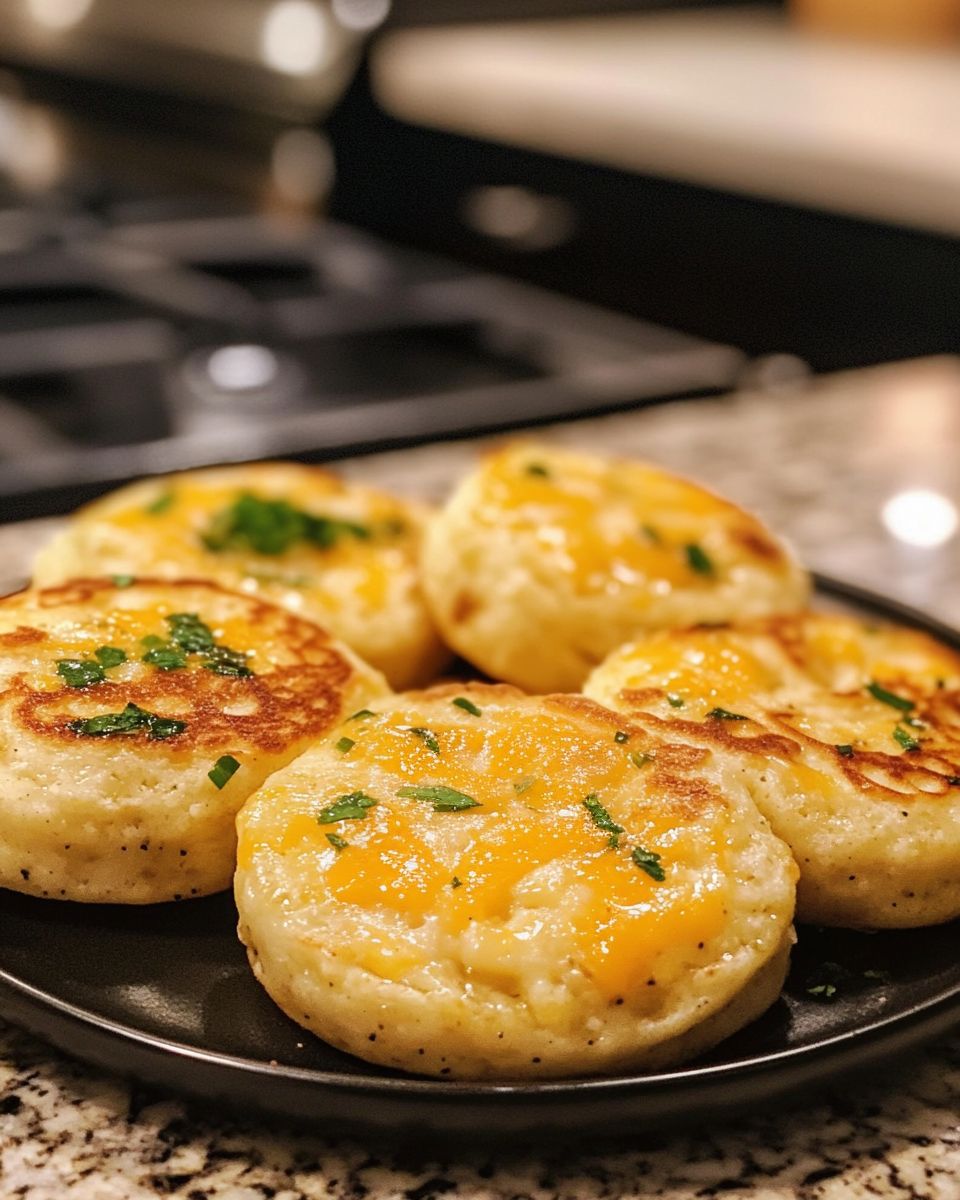 Southern Cornmeal Hoecakes with Jalapeño and Cheddar