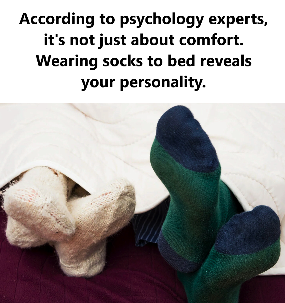 According to Psychology Experts, It’s Not Just About Comfort: Wearing Socks to Bed Reveals Your Personality