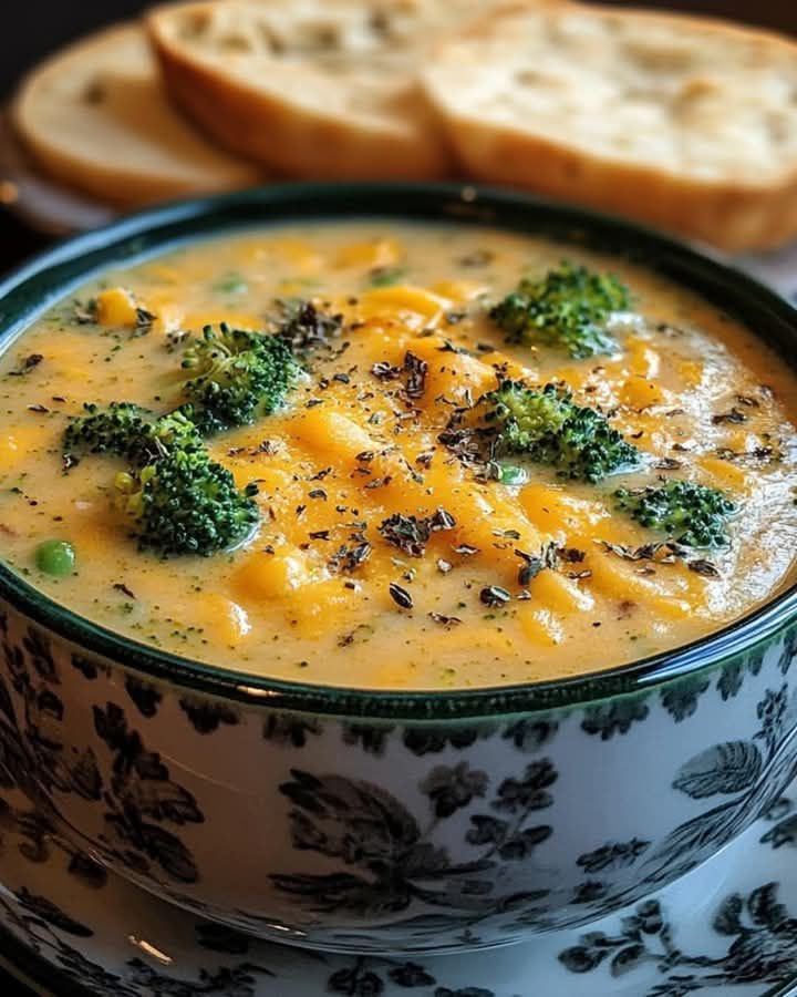 30-Minute Creamy Broccoli Cheddar Soup