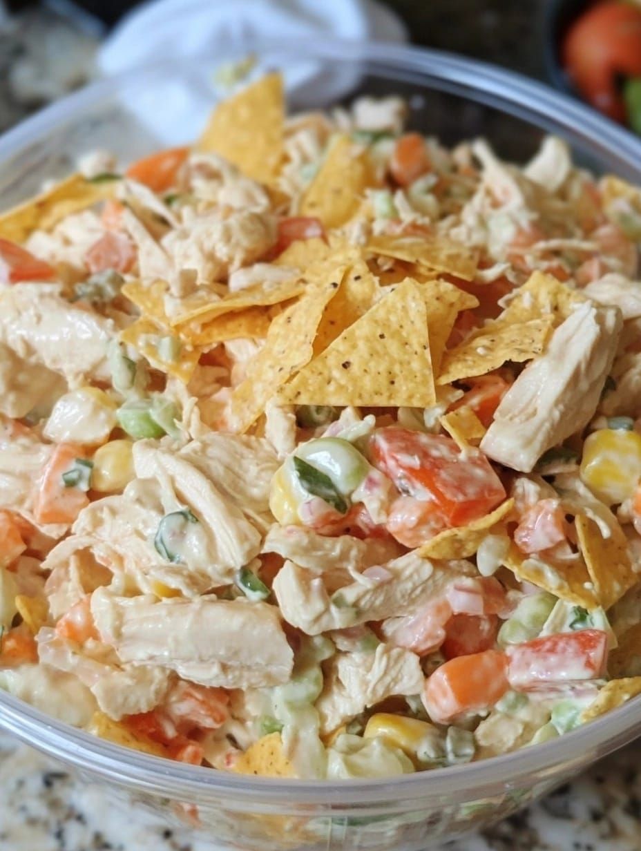 Mexican Chicken Salad EASY Recipe