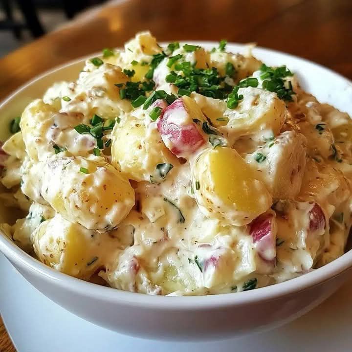 Delicious Creamy Red Potato Salad – Easy Recipe!