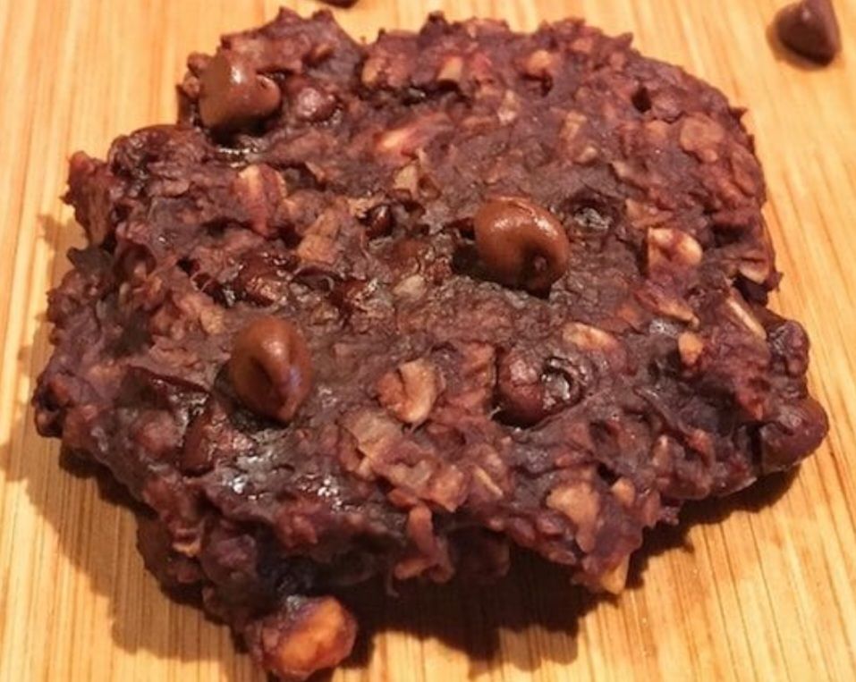 3 Ingredient Healthy Chocolate Cookies
