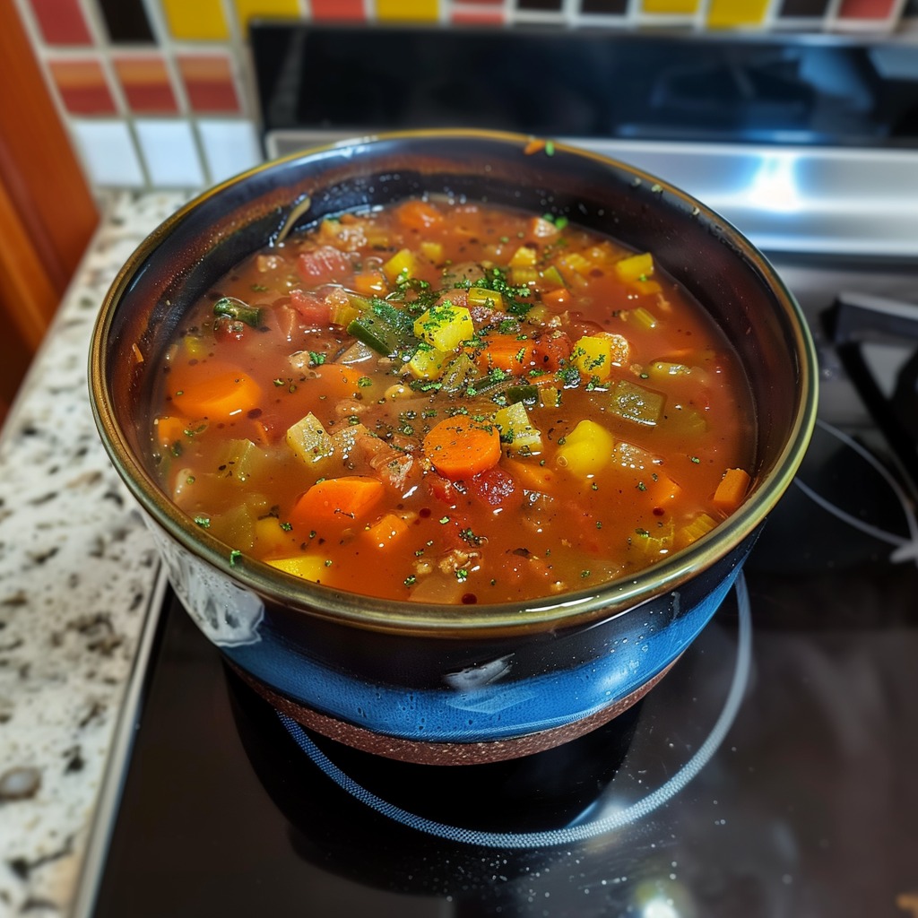 Hearty Homemade Vegetable Soup