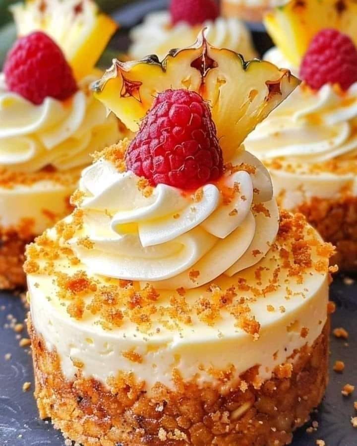 Mini Tropical Cheesecakes