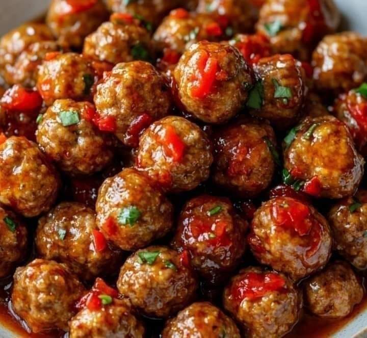 Sweet and Spicy Meatballs
