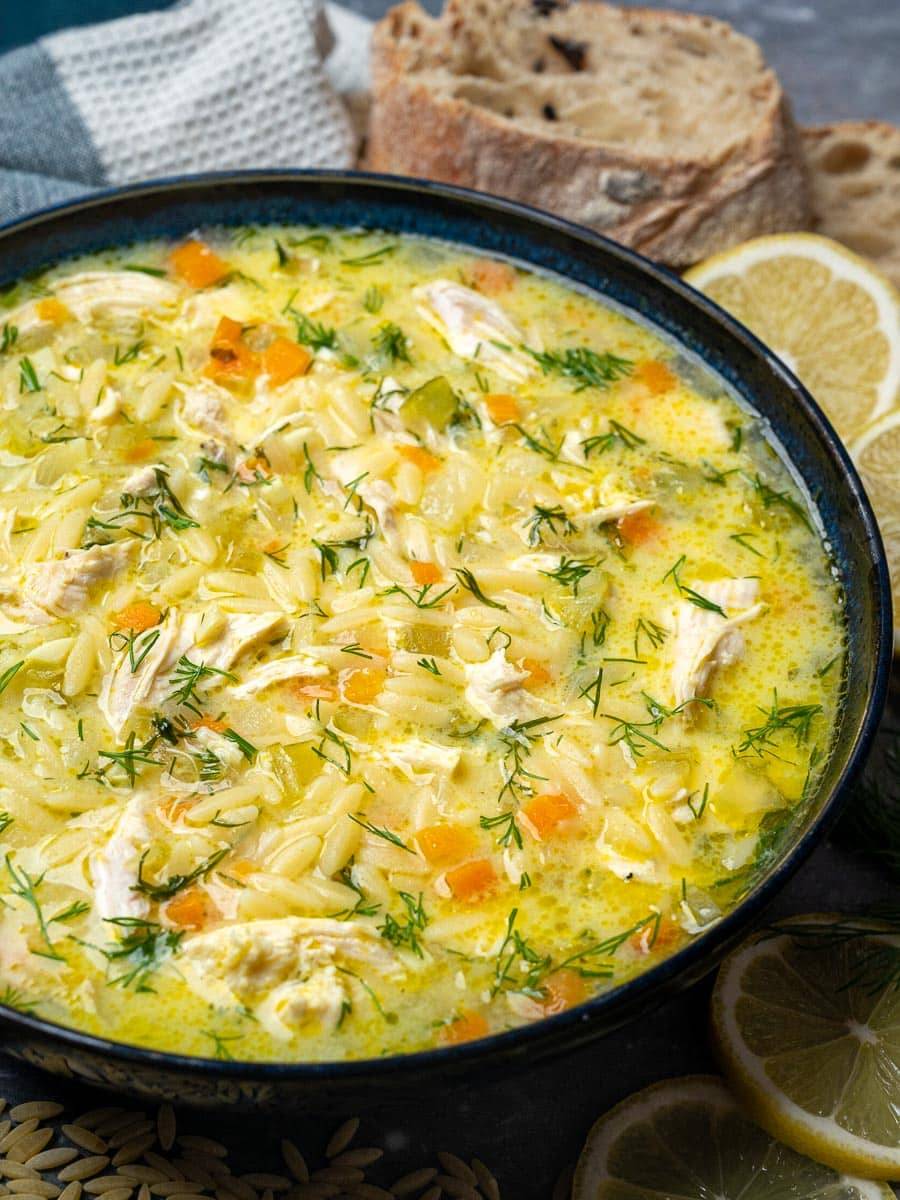 Greek Lemon Chicken Soup (Avgolemono)