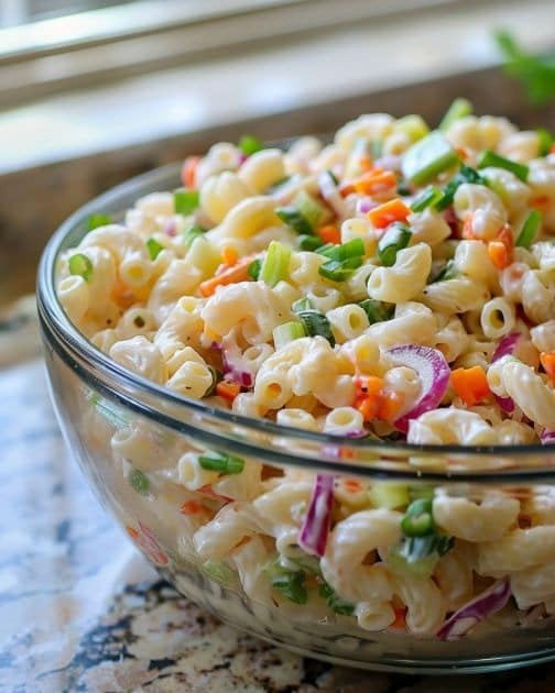 OLD FASHIONED MACARONI SALAD !!