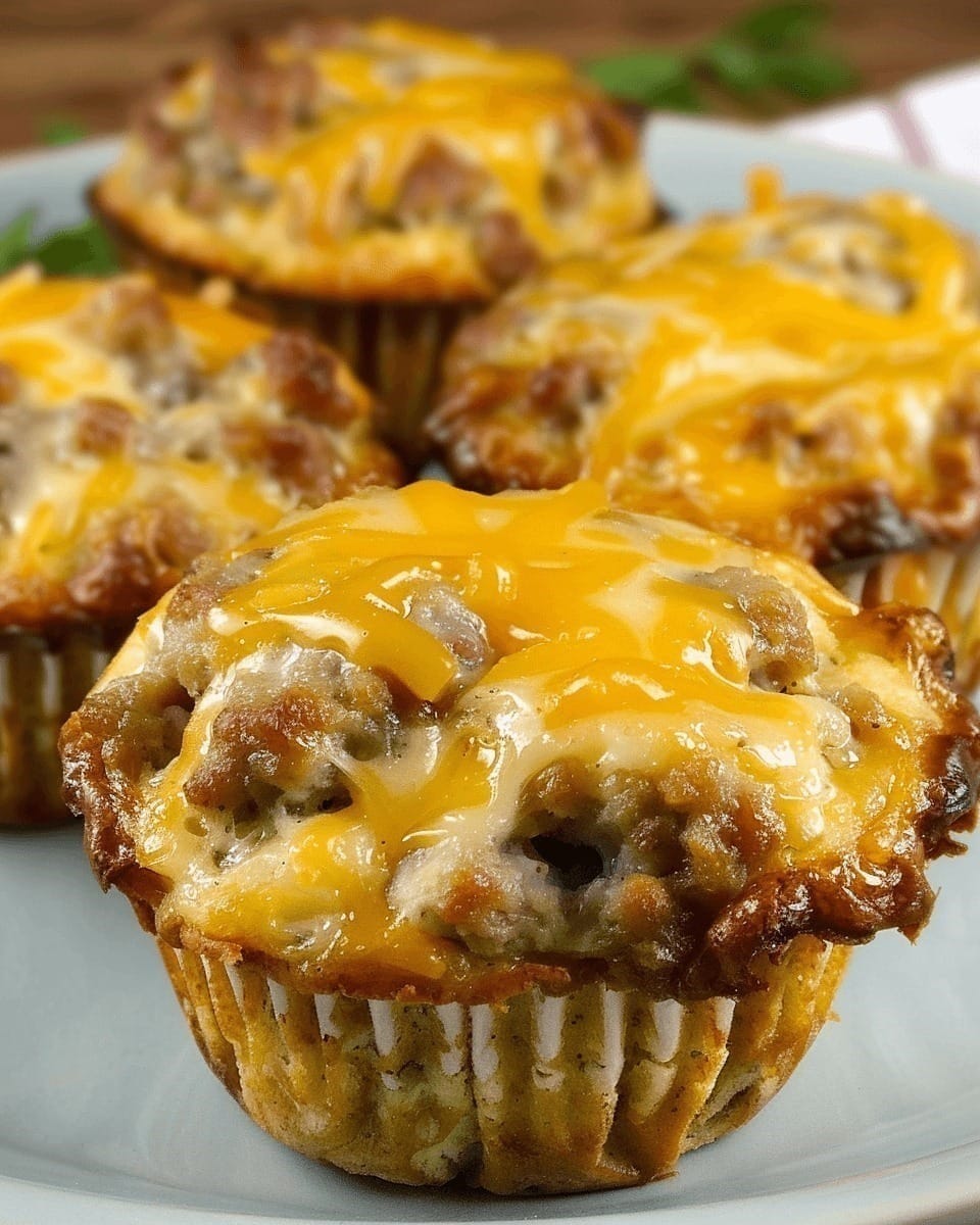 Simple Muffins with Sausage !!