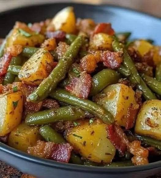 Search Results for: Potatoes and green beans with sausage