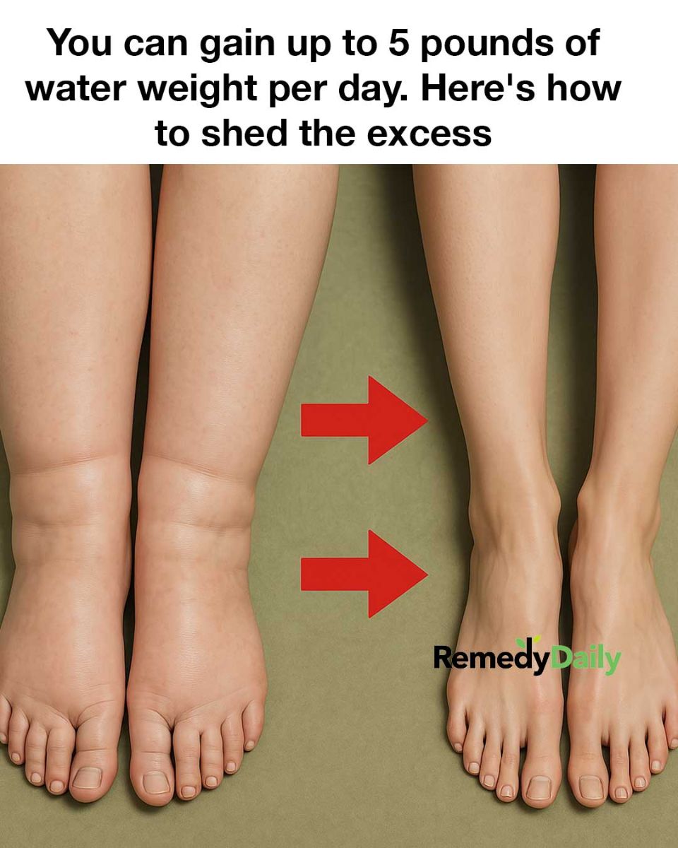 You can gain up to 5 pounds of water weight per day. Here’s how to shed the excess