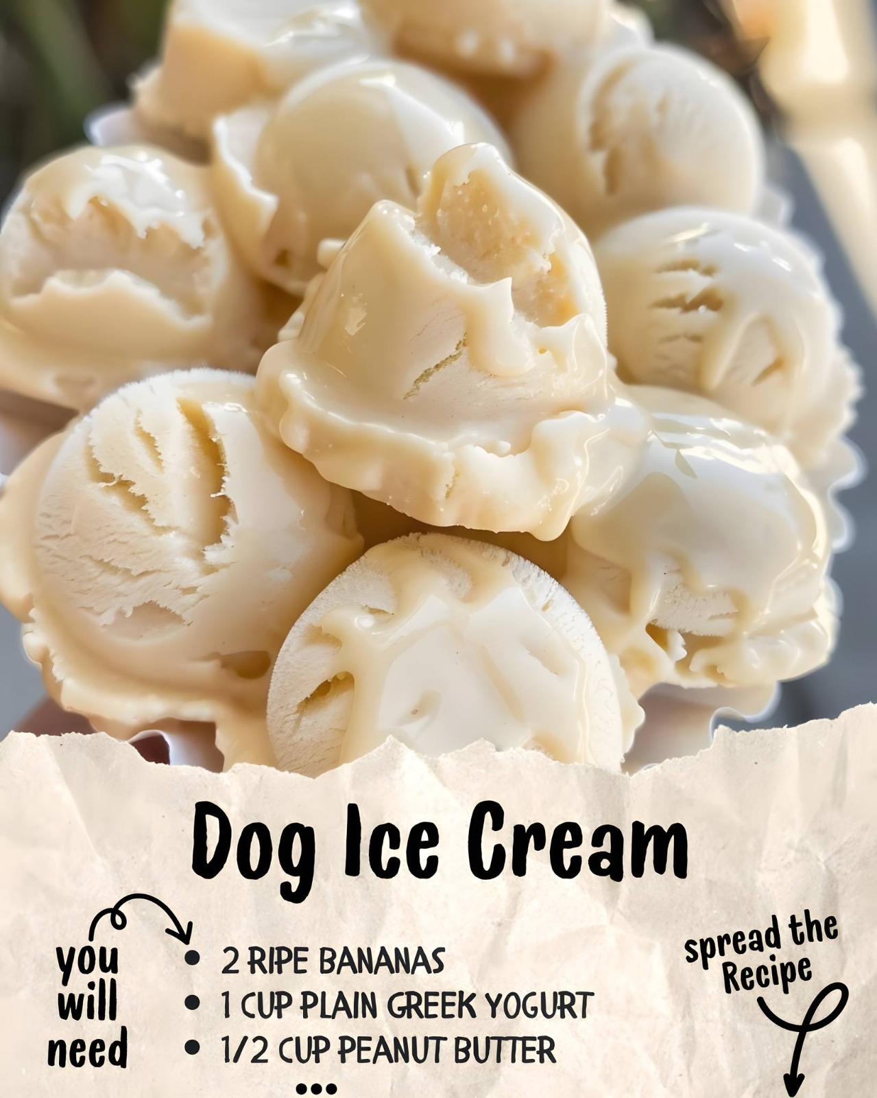 Homemade Dog Ice Cream Recipe
