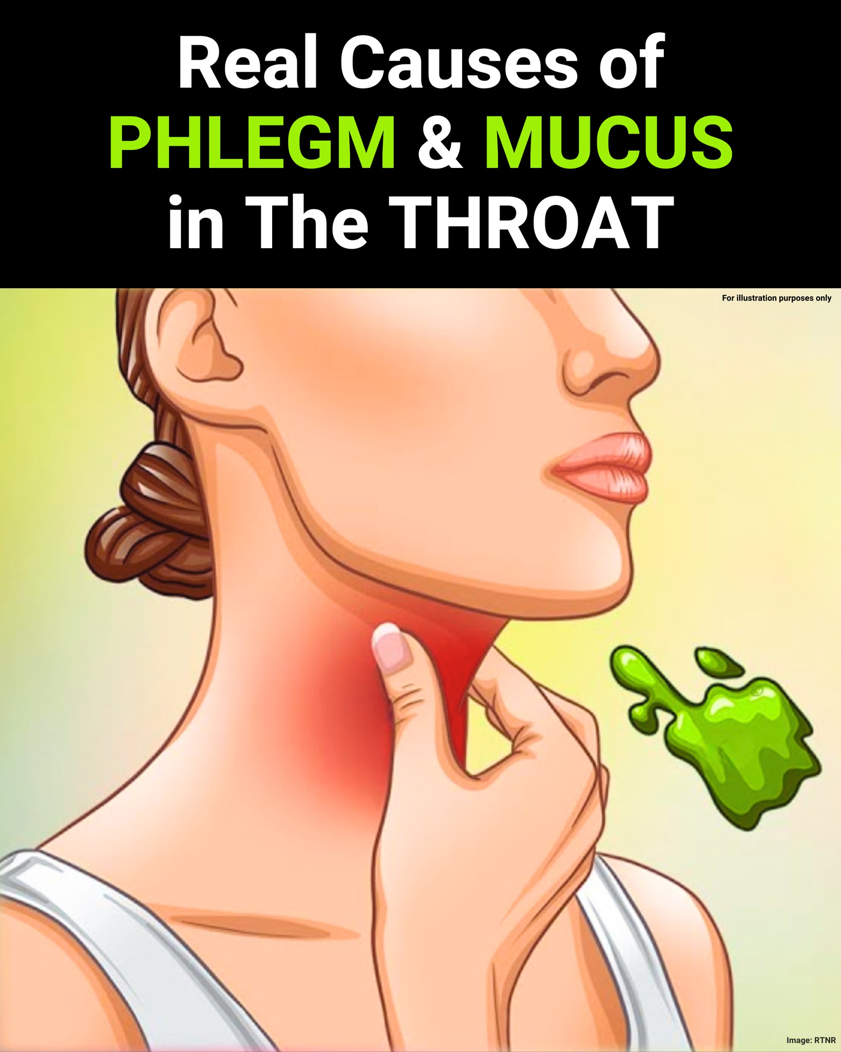 The Real Causes of Constant Phlegm and Mucus in the Throat and How to Get Rid of It