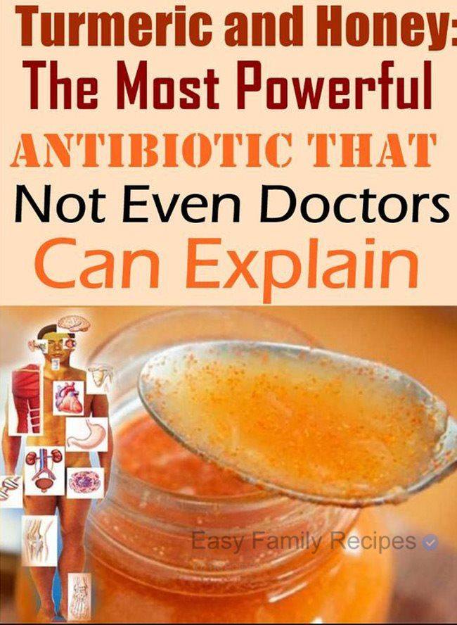 Honey with Turmeric: The Most Potent Antibiotic That not even Doctors Can Explain