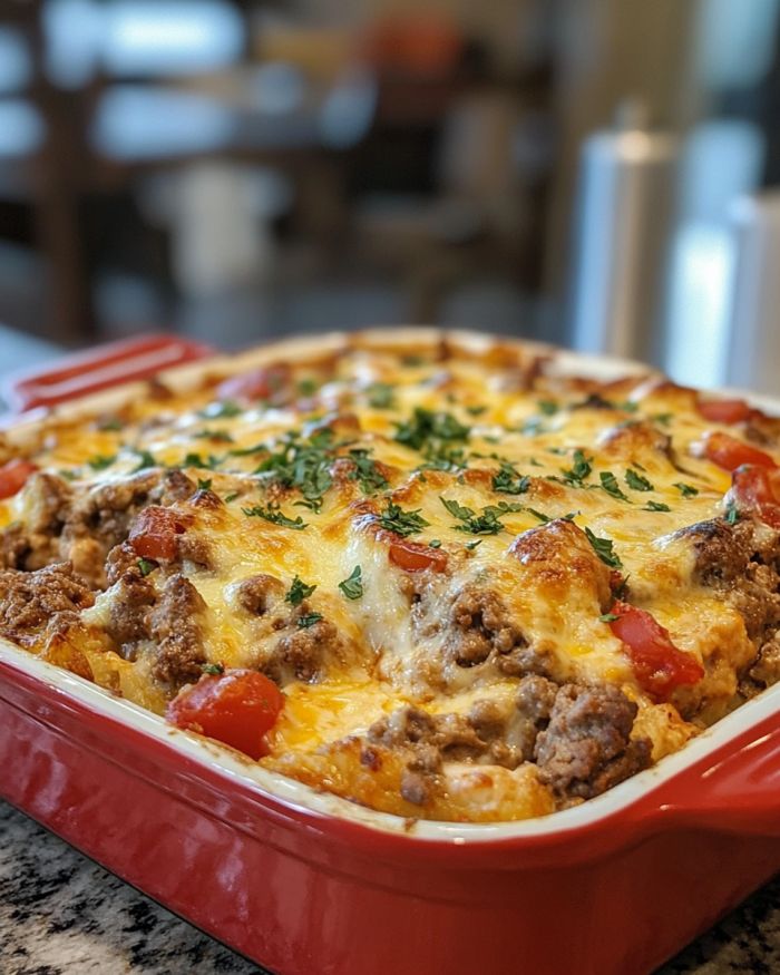 My family frequently asks for this casserole. It’s a real winner!