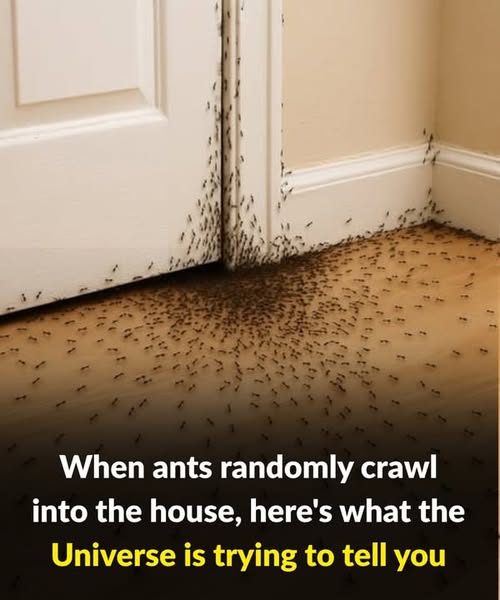 When ants randomly crawl into the house, here’s what the Universe is trying to tell you