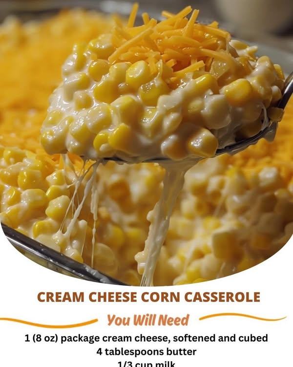 Cream Cheese Corn Casserole