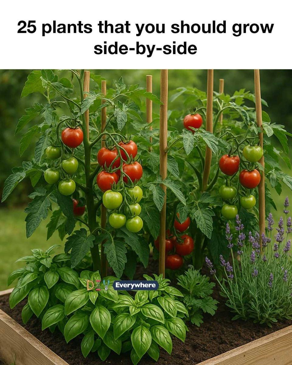 25 plants that you should grow side-by-side
