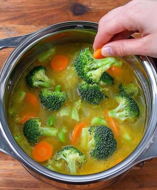 Warm up with this delicious and hearty Vegetable Soup that’s bursting with flavor!