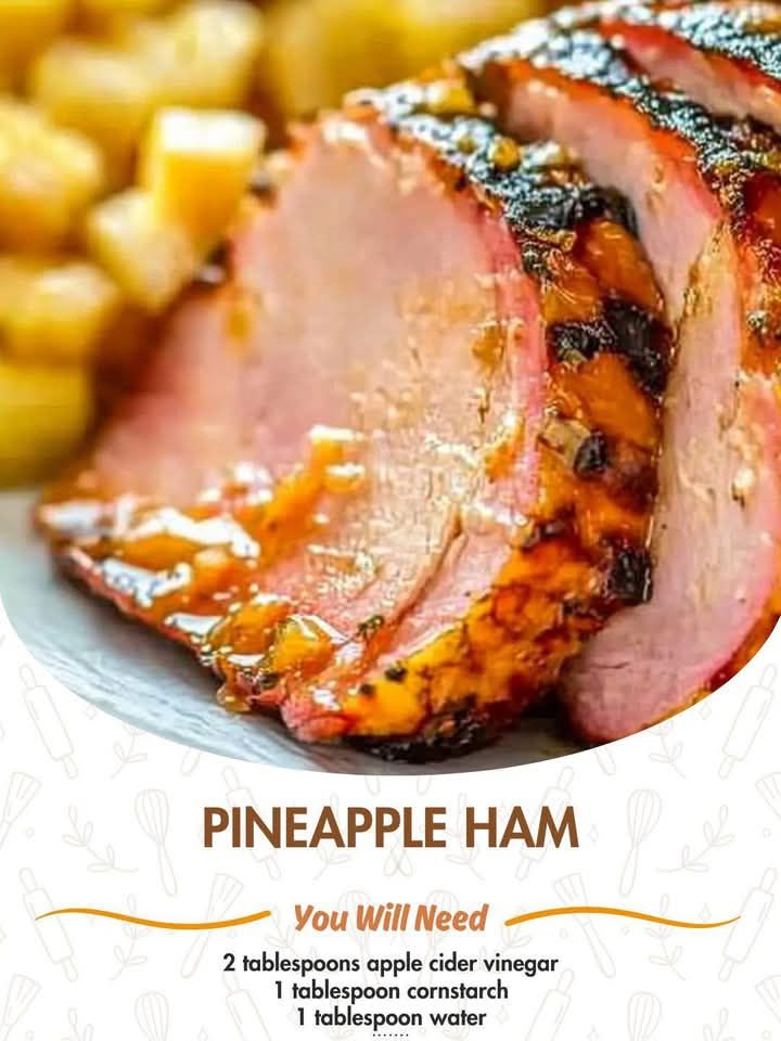 Tangy Pineapple Glazed Chicken Ham