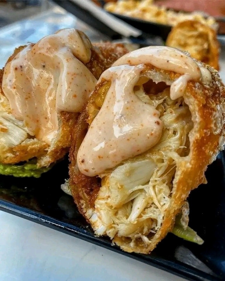 Crab Cake Egg Rolls Recipe