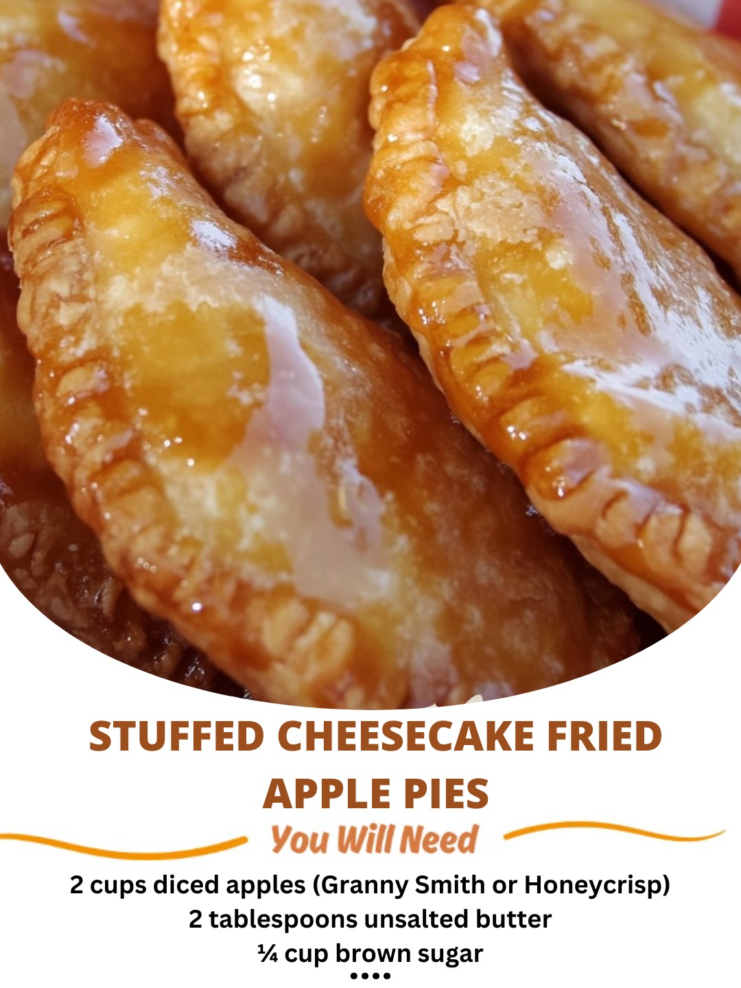 Stuffed Cheesecake Fried Apple Pies