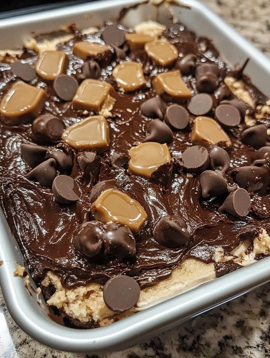 Chocolate Peanut Butter Earthquake Cake