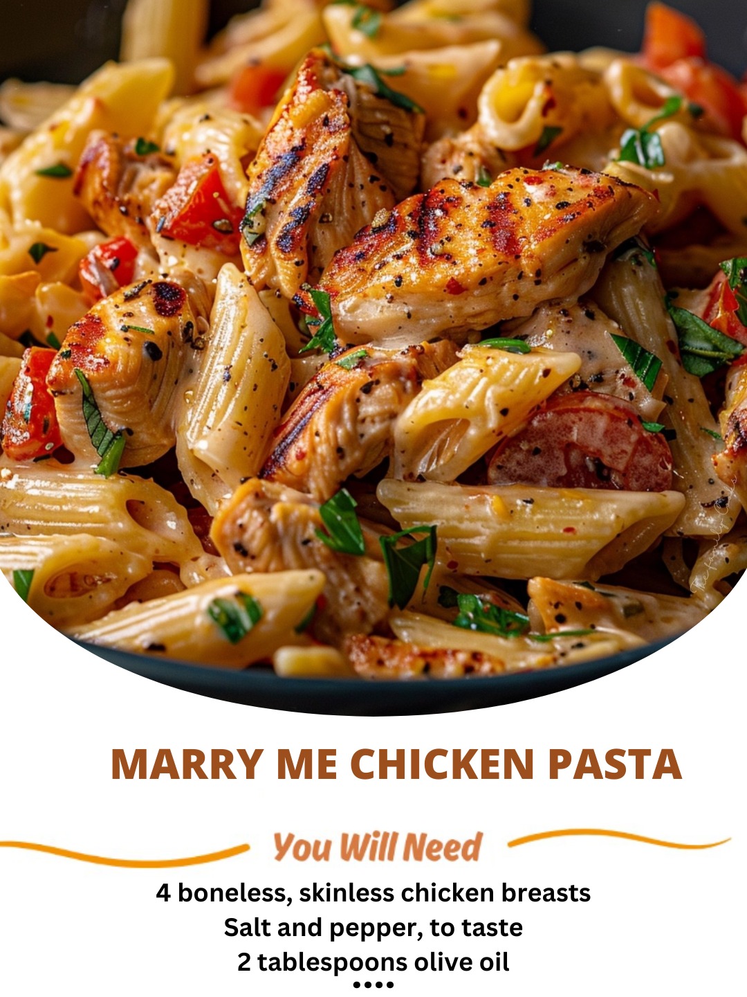 Marry Me Chicken Pasta