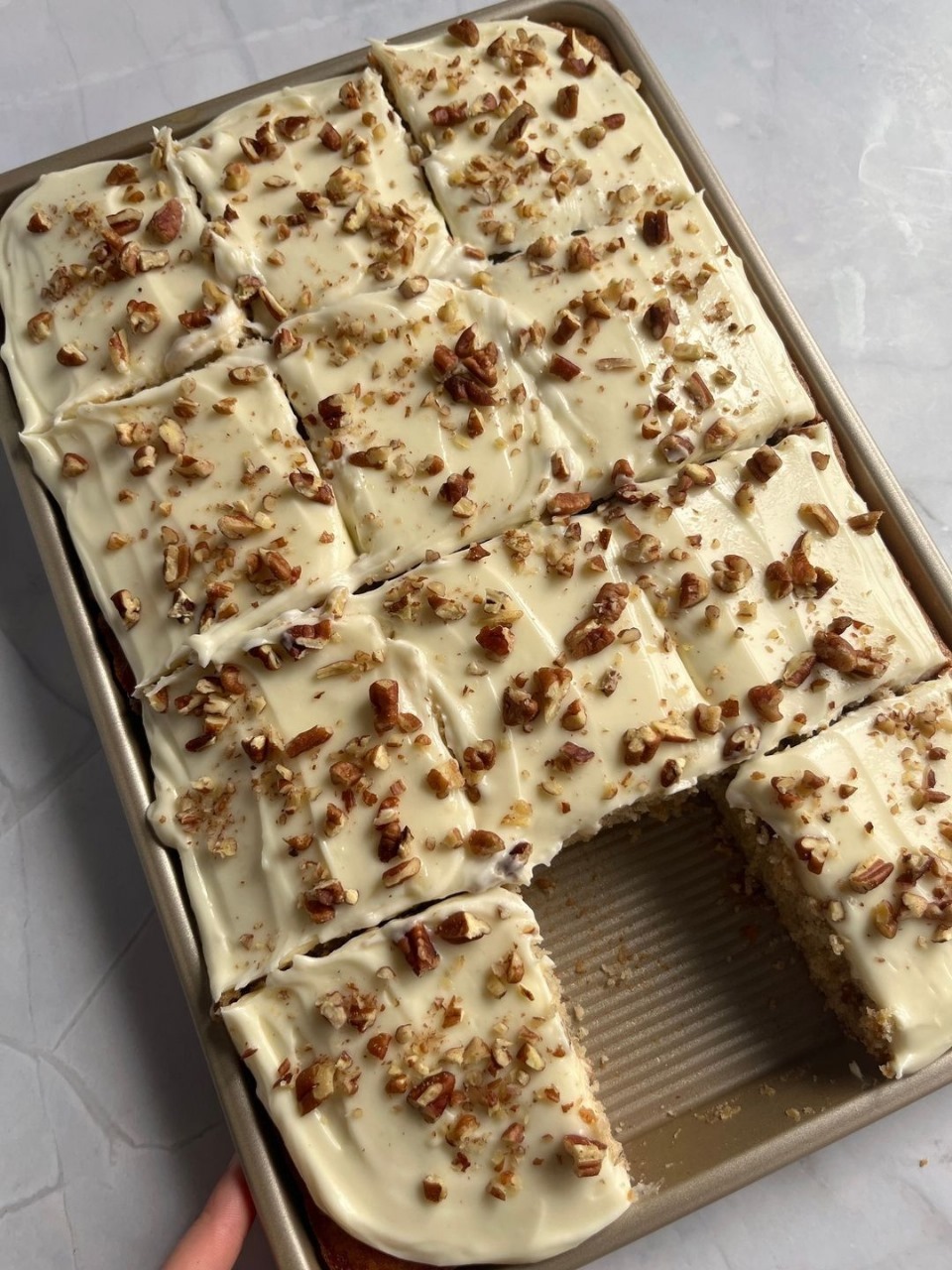 Hummingbird Sheet Cake Recipe
