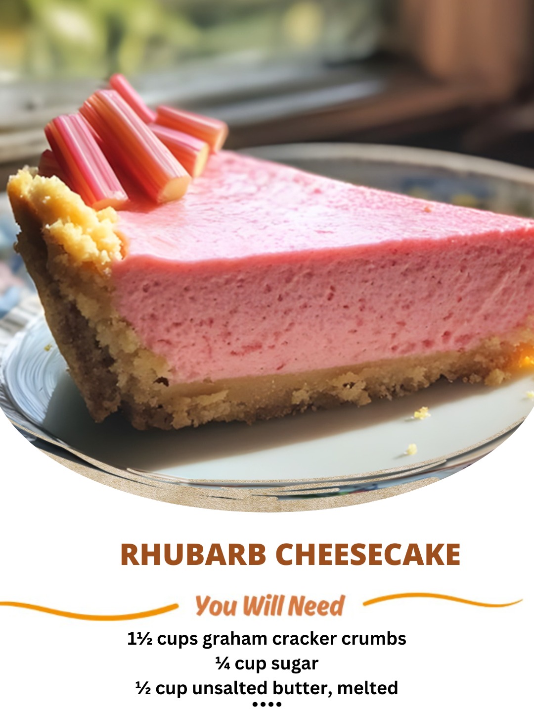 Rhubarb Cheesecake