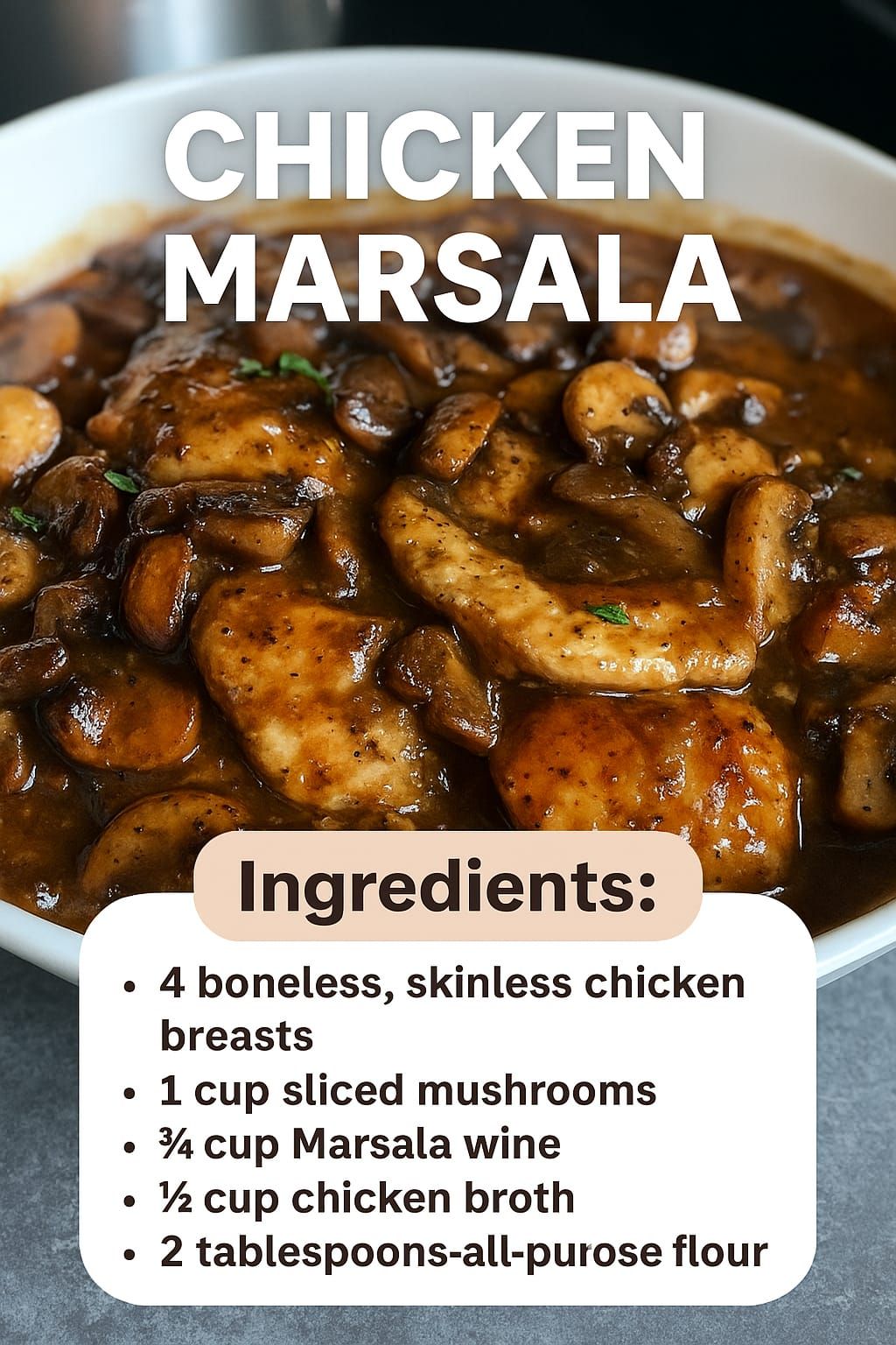 Chicken Marsala