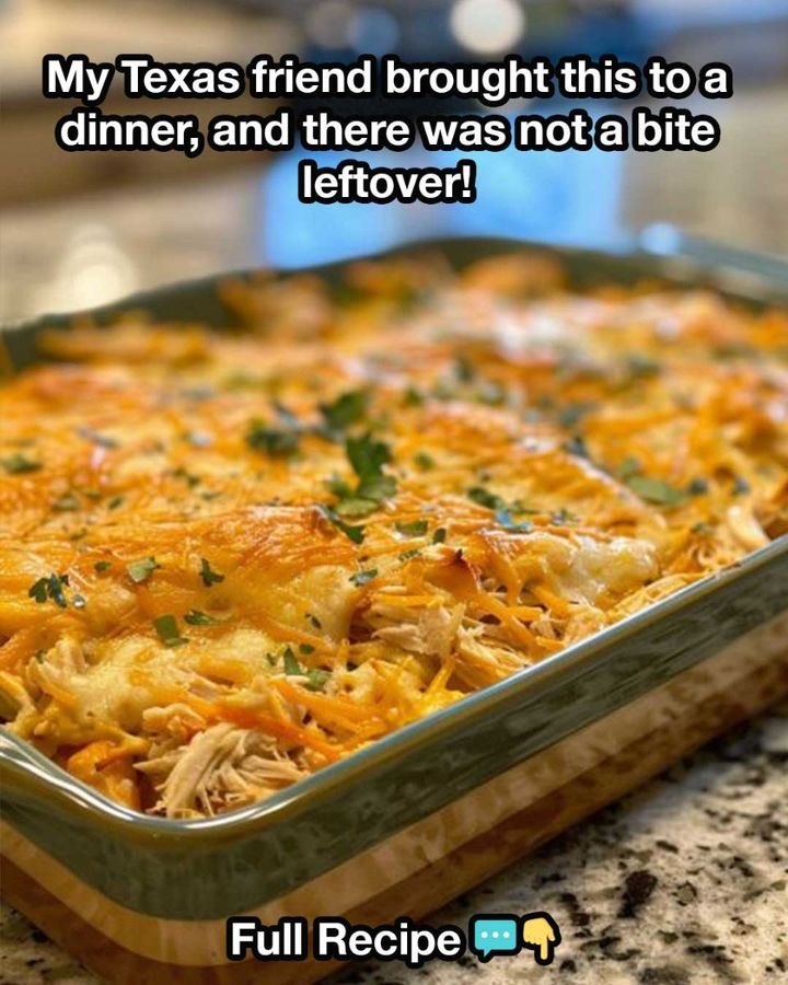 My Texas friend brought this to a dinner, and there was not a bite leftover!