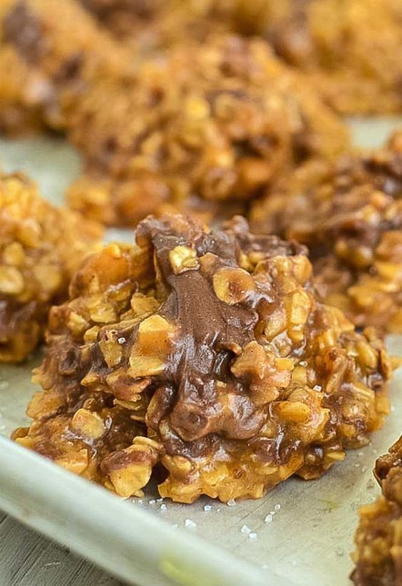 No-Bake Salted Caramel Cookies