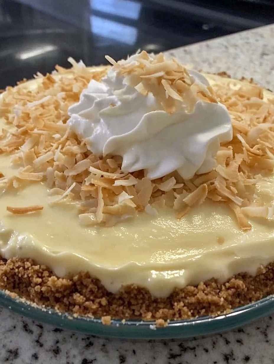 No Bake Coconut Cream Pie