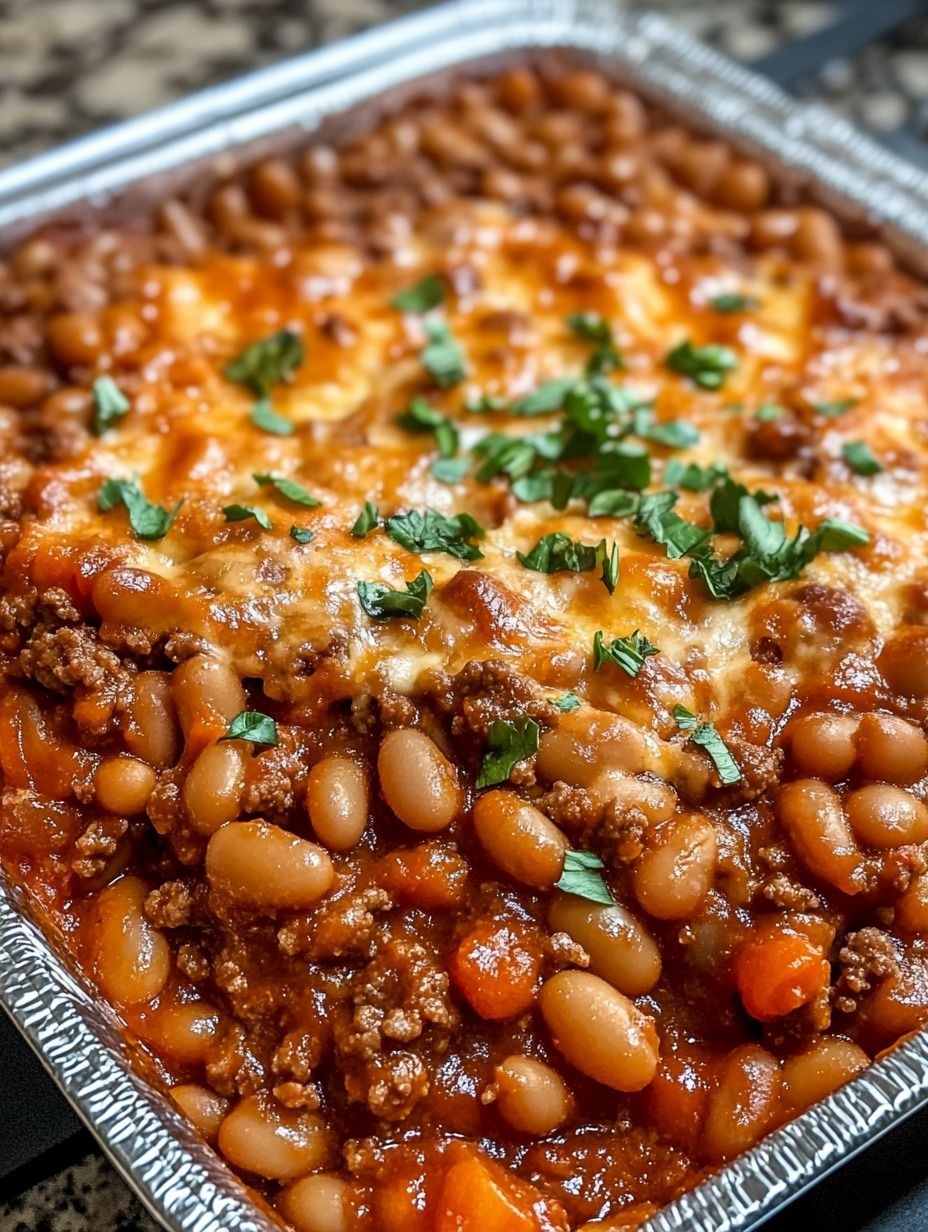 Baked Beans & Ground Beef Casserole