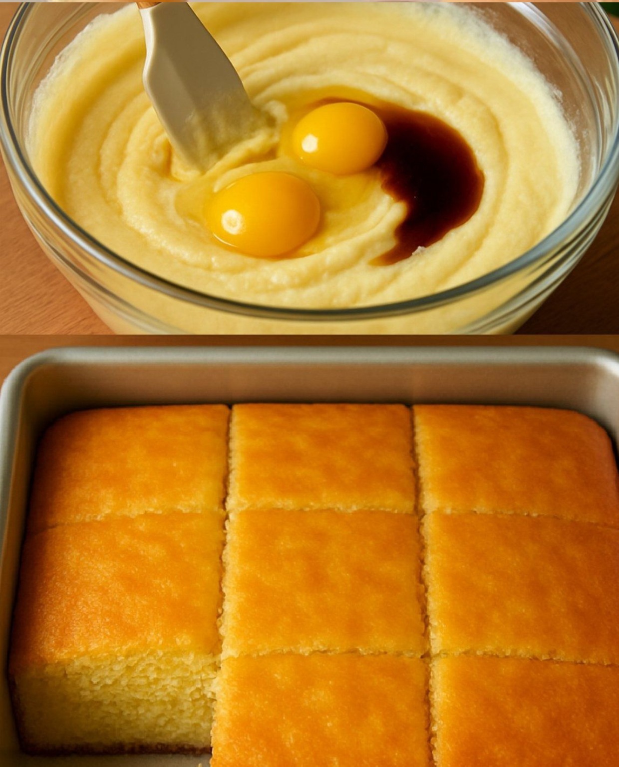 Super Soft Vanilla Breakfast Cake